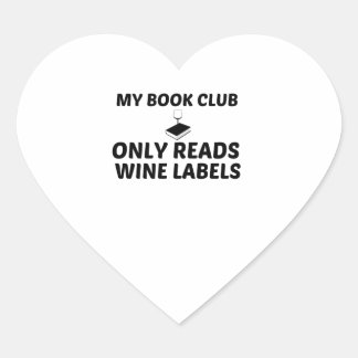 ÉTIQUETTES DE VIN DE CLUB DE LECTURE