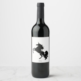 Étiquettes de vin étincelant