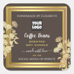 Étiquettes D'Emballage De Produits Chic Avec Logo 