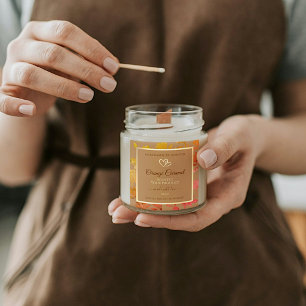 Étiquettes d'emballage de produits floraux beige a