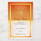 Étiquettes d'emballage de produits Ocean Design