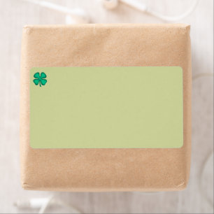 Étiquettes d'expédition vertes Trèfle irlandais Lu
