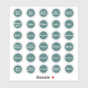 Étiquettes d'herbes et d'épices