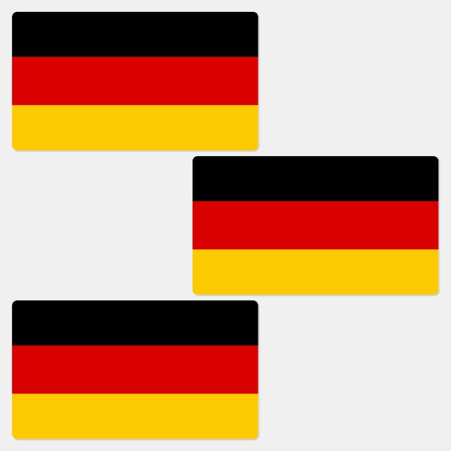 Étiquettes Drapeau allemand (Groupe)