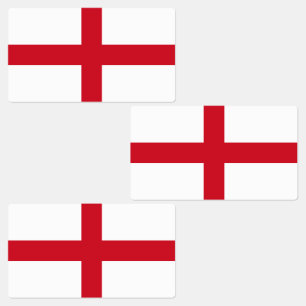 Étiquettes Drapeau d'Angleterre