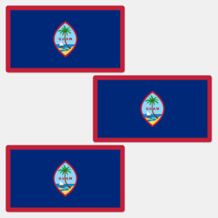 Étiquettes Drapeau de Guam