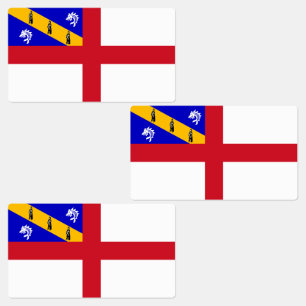 Étiquettes Drapeau de Herm