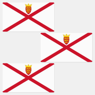 Étiquettes Drapeau de Jersey