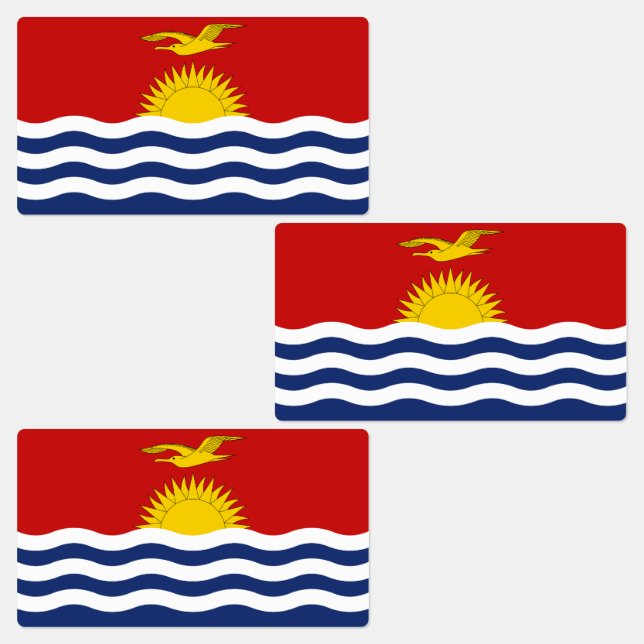 Étiquettes Drapeau de Kiribati (Groupe)