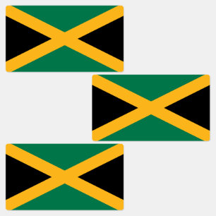Étiquettes Drapeau de la Jamaïque