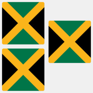 Étiquettes Drapeau de la Jamaïque