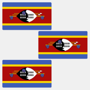 Étiquettes Drapeau d'Eswatini