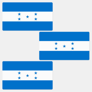 Étiquettes Drapeau du Honduras