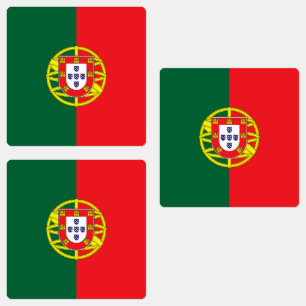 Étiquettes Drapeau du Portugal