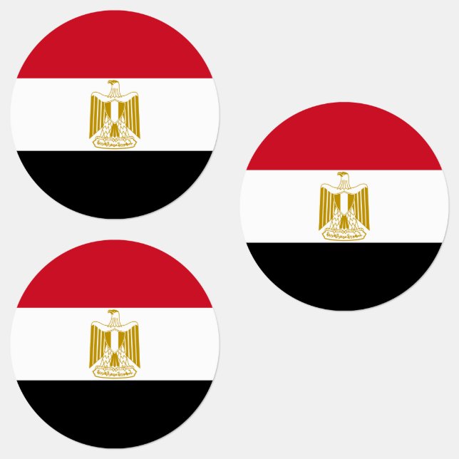 Étiquettes Drapeau égyptien (Groupe)