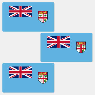 Étiquettes Drapeau Fidji