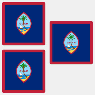 Étiquettes Drapeau Guam