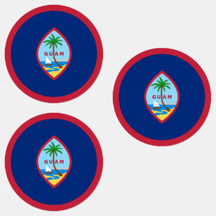 Étiquettes Drapeau Guam