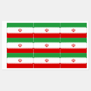 Étiquettes Drapeau Iran