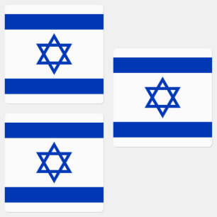 Étiquettes Drapeau Israël