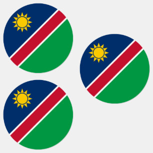 Étiquettes Drapeau Namibie
