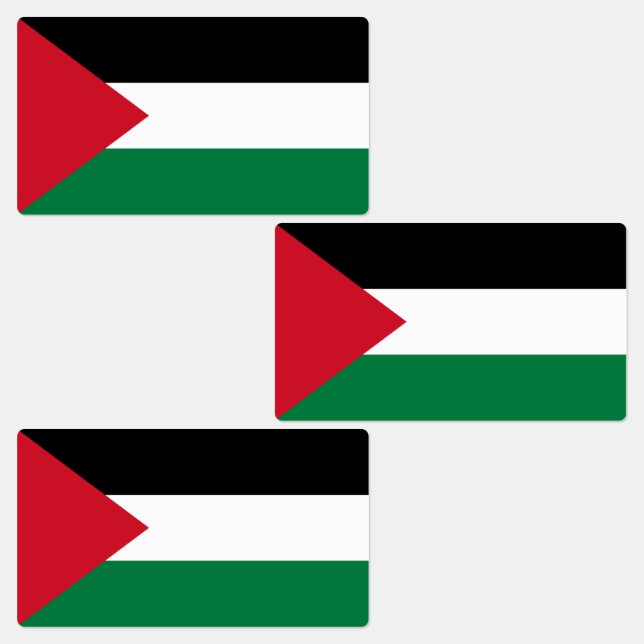 Étiquettes Drapeau palestinien (Groupe)