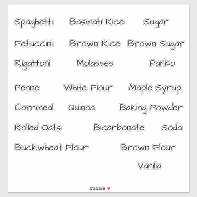 Étiquettes du module de stockage de panneaux perso (Feuille)