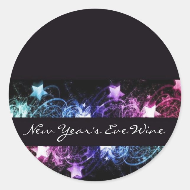 Étiquettes du Nouvel An (Devant)