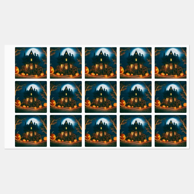 Étiquettes Eerie Illuminations : Enchanter Jack-o'Lantern (Feuille)