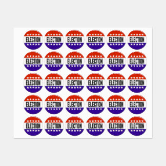 Étiquettes Election Button