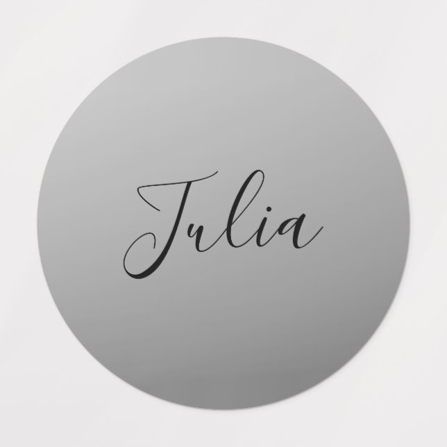 Étiquettes Élégant script moderne modifiable écriture de text (Design 1)