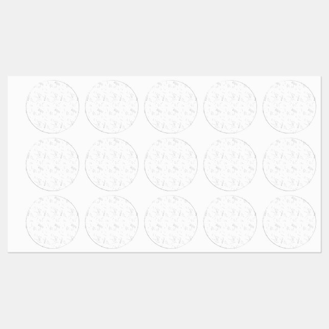 Étiquettes Élegantes et Minimalistes pour le Garde (Feuille)