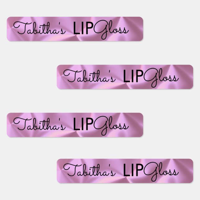 Étiquettes Emballage de marque moderne pour laiton rose brill (Groupe)
