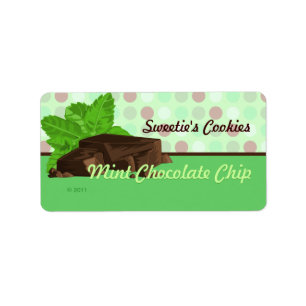 Étiquettes en bon état de puce de chocolat
