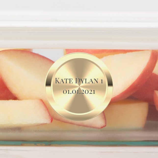 Étiquettes en laiton gravé sur mesure (Apposé)