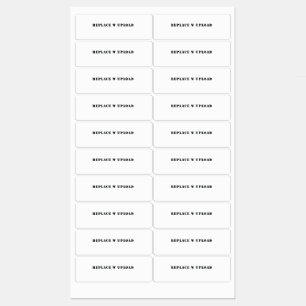 Étiquettes étanches disponibles