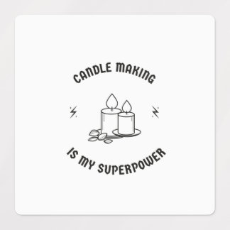 Étiquettes Faire des bougies est ma superpuissance