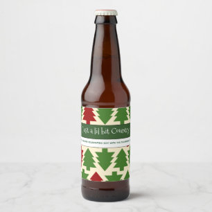 ÉTIQUETTES FAITS SUR COMMANDE DE BIÈRE DE NOËL