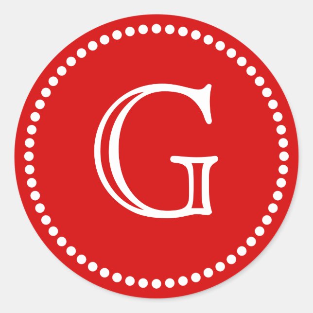 Étiquettes favorites pour les enveloppes de monogr (Devant)