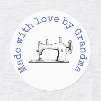 Étiquettes Fer sur mesure Fabriqué avec amour par grand-mère