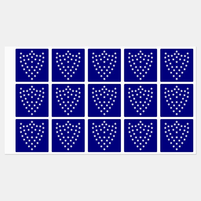 Étiquettes Feuille d'autocollants du drapeau de bataille du g (Feuille)