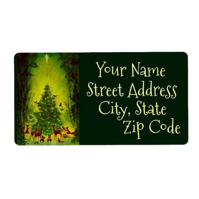 Étiquettes, feuille de beau millésime Noël_1950 (Devant)