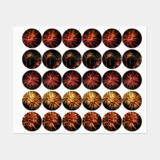 Étiquettes Feux (Feuille)