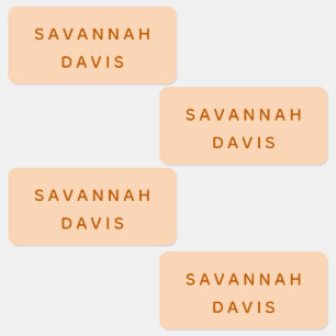 Étiquettes fille de nom de la pêche