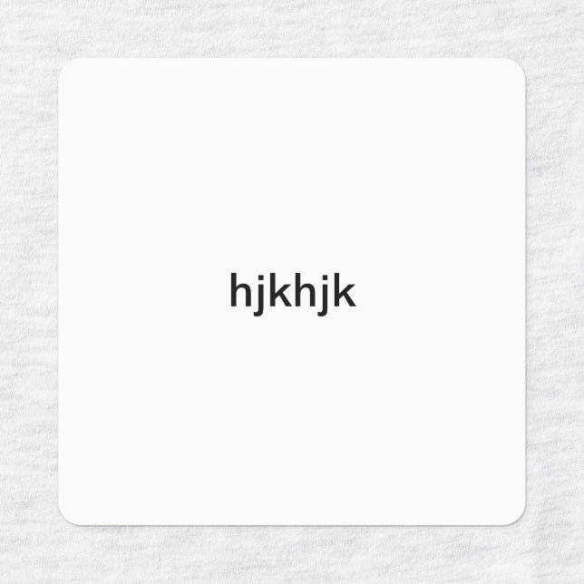 Étiquettes ghjghj (Design 1)