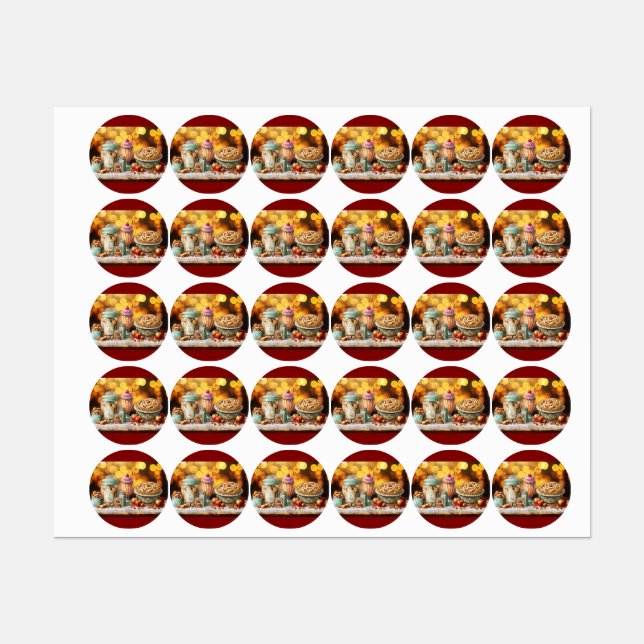 Étiquettes Godies de pays (Feuille)