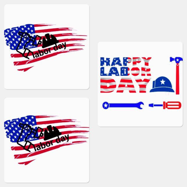 Étiquettes happy labour day waleed (Groupe)