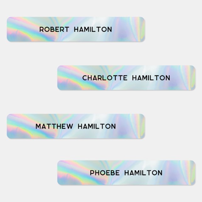 Étiquettes Hologramme Holographique étanche pour enfants de l (Groupe)