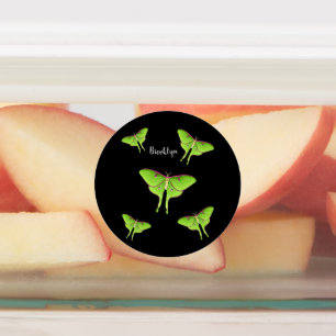 Étiquettes Illustration de Luna Moth