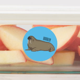 Étiquettes Illustration de Walrus